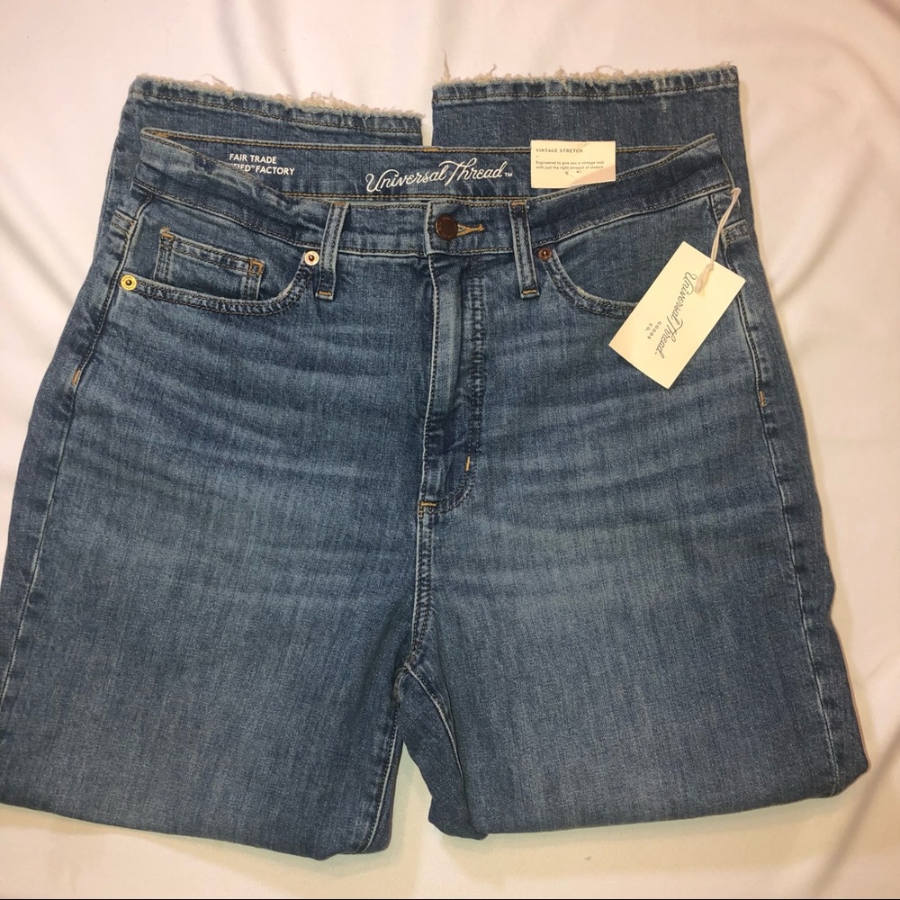 NEW Universal Thread “Vintage Straight” jeans, straight leg, relaxed 12 / 31